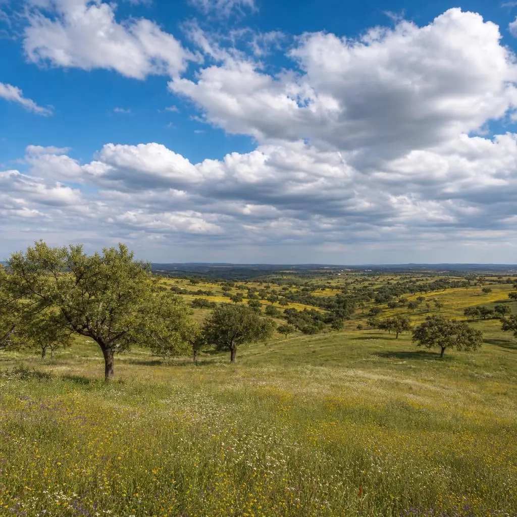 Portuguese Alentejo region landscape investment land