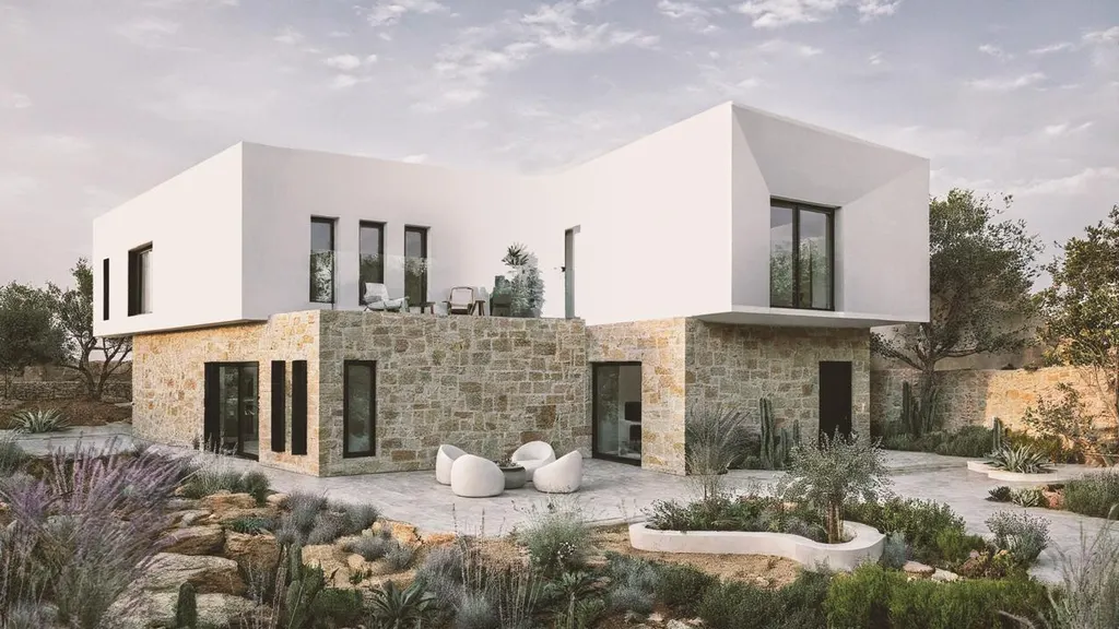 Architectural visualisation of the proposed residence exterior