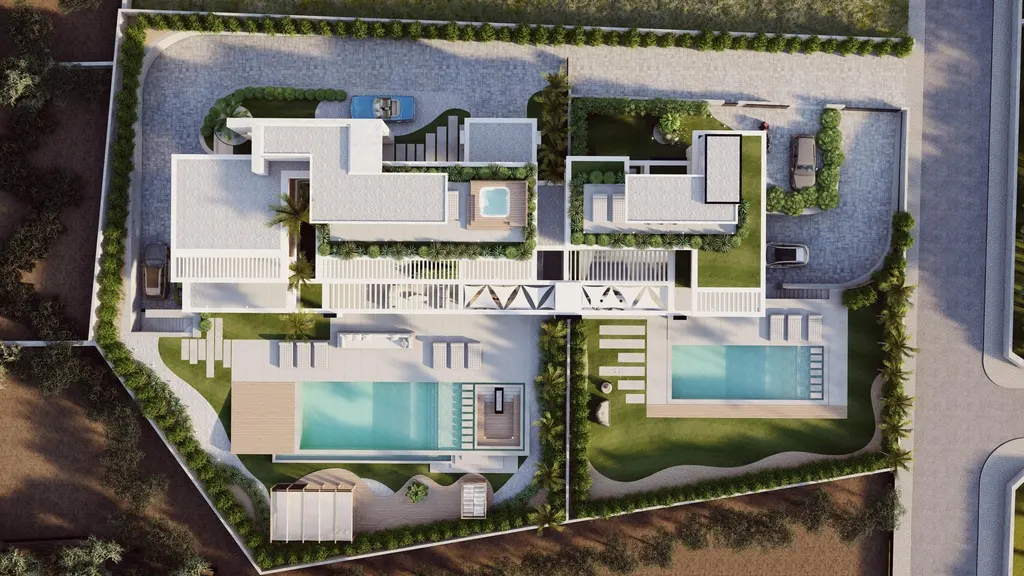 Aerial plan of the approved Vale Formoso villa project